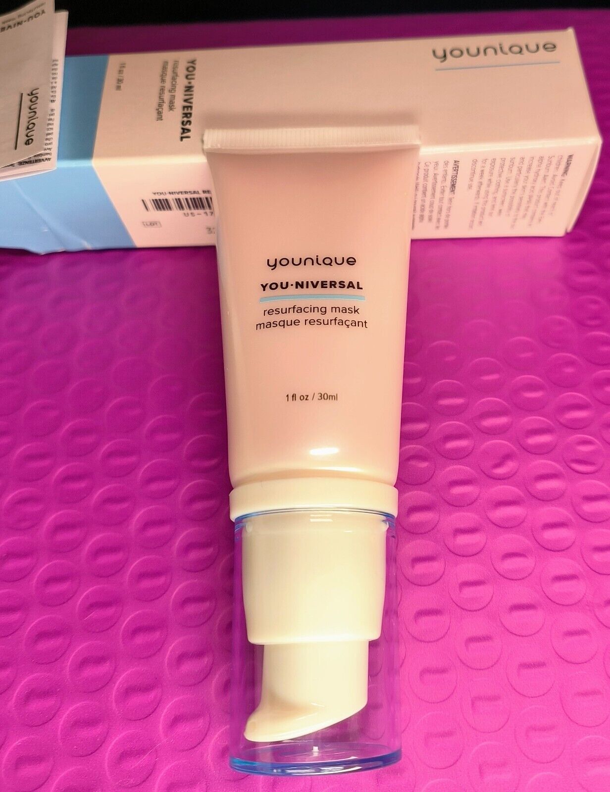 Mascara Younique Twisted Bleu-vert - Effet Double Brosse Et Fibres - Neuf