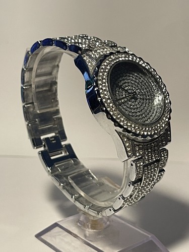 "Bling" Stunning Crystal Stainless-Steel Fashion Watch NEW - Picture 9 of 12