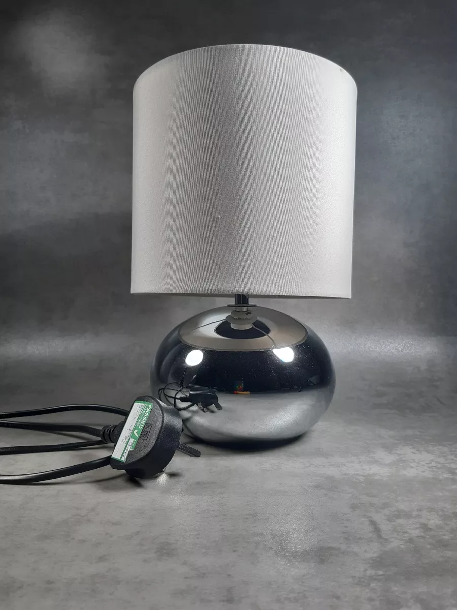 Silver chrome cheap lamp