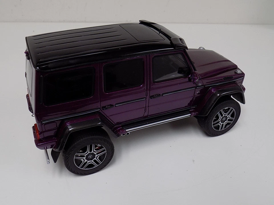 1/18 GT Spirit Mercedes Benz G500 4x4 2 Colección Color Loco Púrpura Metálico Foto 3 de 4