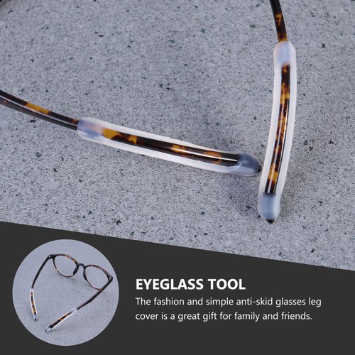 10 Pairs Eyeglasses Tips Retainer Glasses Glasses Replacement Ear Tip - Imagen 12 de 12