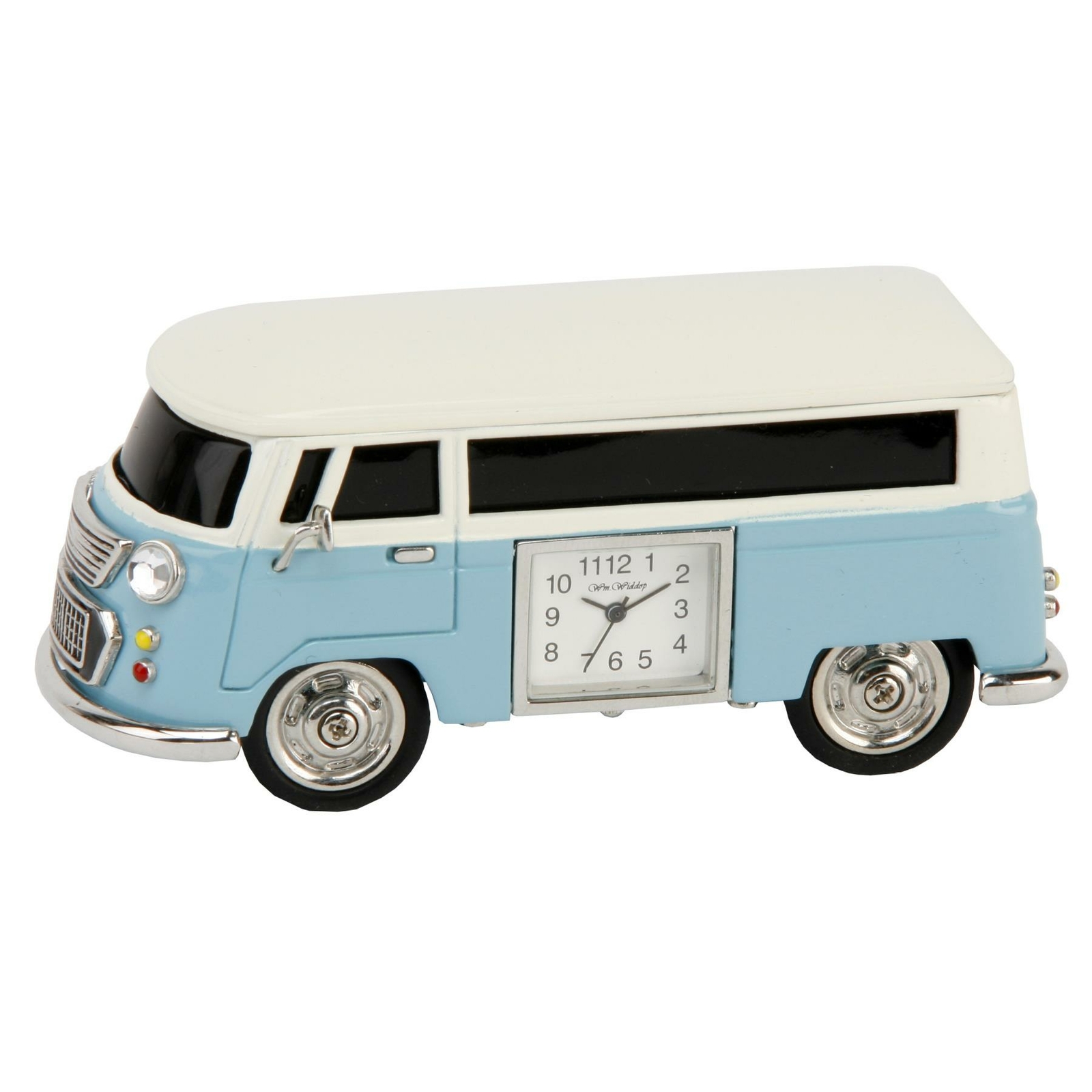 Widdop Miniature Camper Van Novelty Collectors Battery Quartz Timepiece Clock