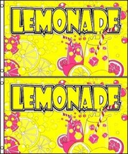 Lemonade Banner Flag Pack of 2 