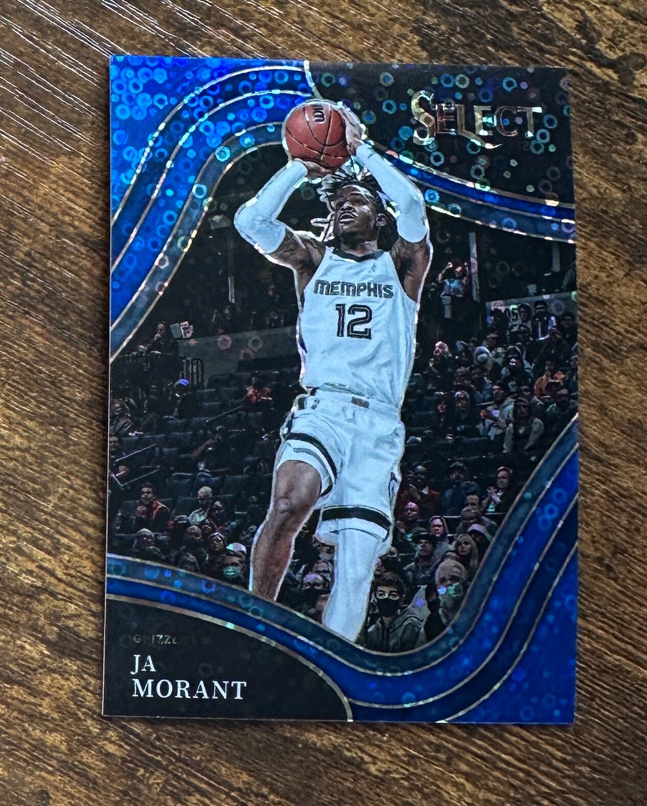 2021-22 Select Prizms Blue Disco #214 Ja Morant /25 #X10905