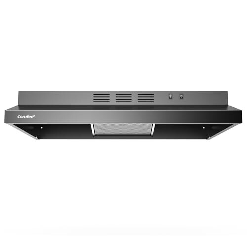 Comfee 30-Inch Stainless Steel Range Hood - Ducted/Ductless, 200 CFM