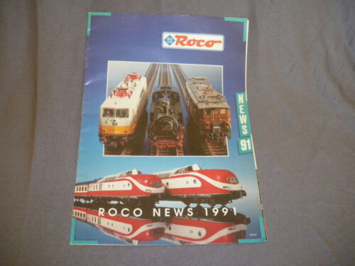 496B Roco Catálogo 24 Páginas De 1991 Ho Para Trenes Eléctrico - Afbeelding 1 van 6
