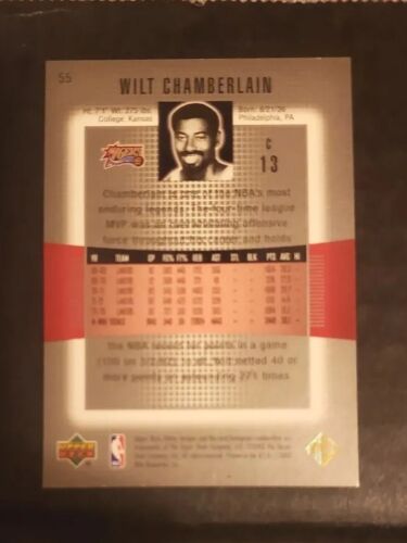 2003 UD Finite Gold Wilt Chamberlain #55 Serial # 142/ 299 - Picture 2 of 2