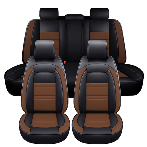 For Kia Luxury Car Seat Covers Full Set Front Rear Leather Pad 5-Seater Cushion - Picture 27 of 27