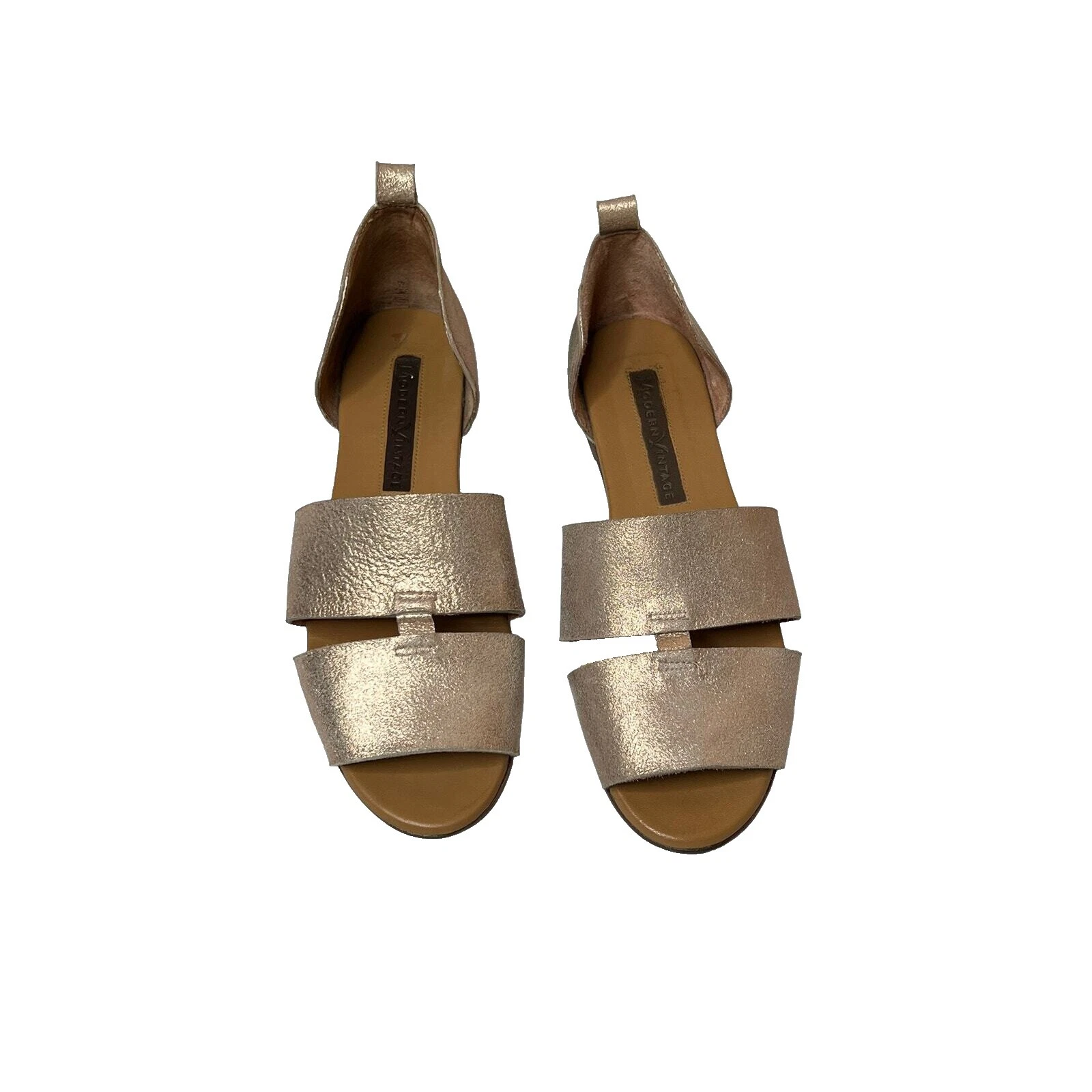 现代复古平底鞋女