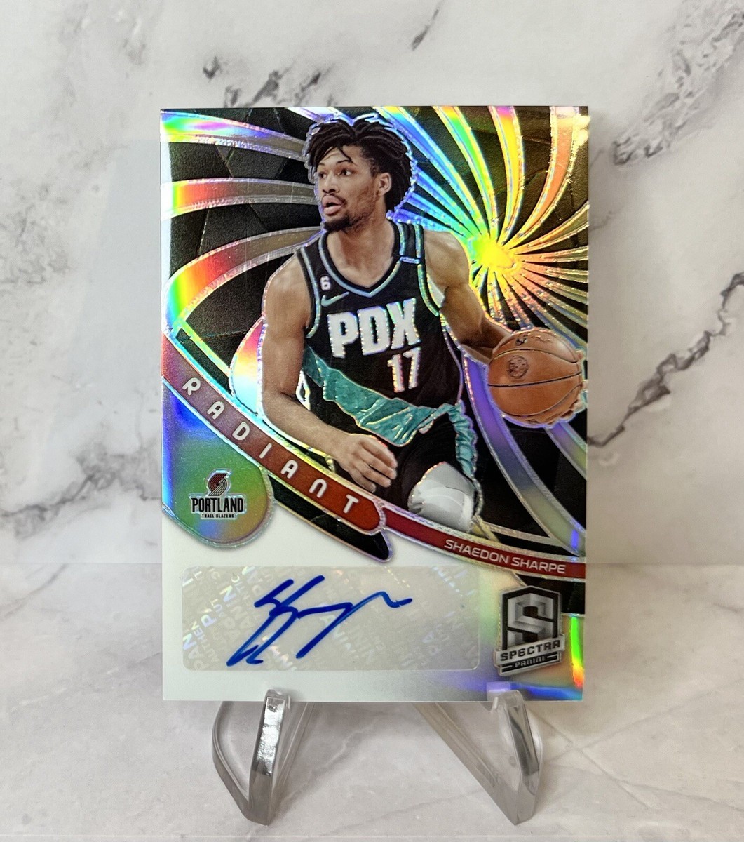 shaedon sharpe SPECTRA RPA 99シリアル　AUTO shaedon sharpe SPECTRA RPA 99シリアルAUTO