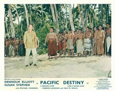 Pacific Destiny Original British Lobby Card Denholm Elliott Inia Te Wiata
