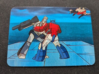 1985 Hasbro Transformers Action Card # 80 Good Versus Evil (NM)