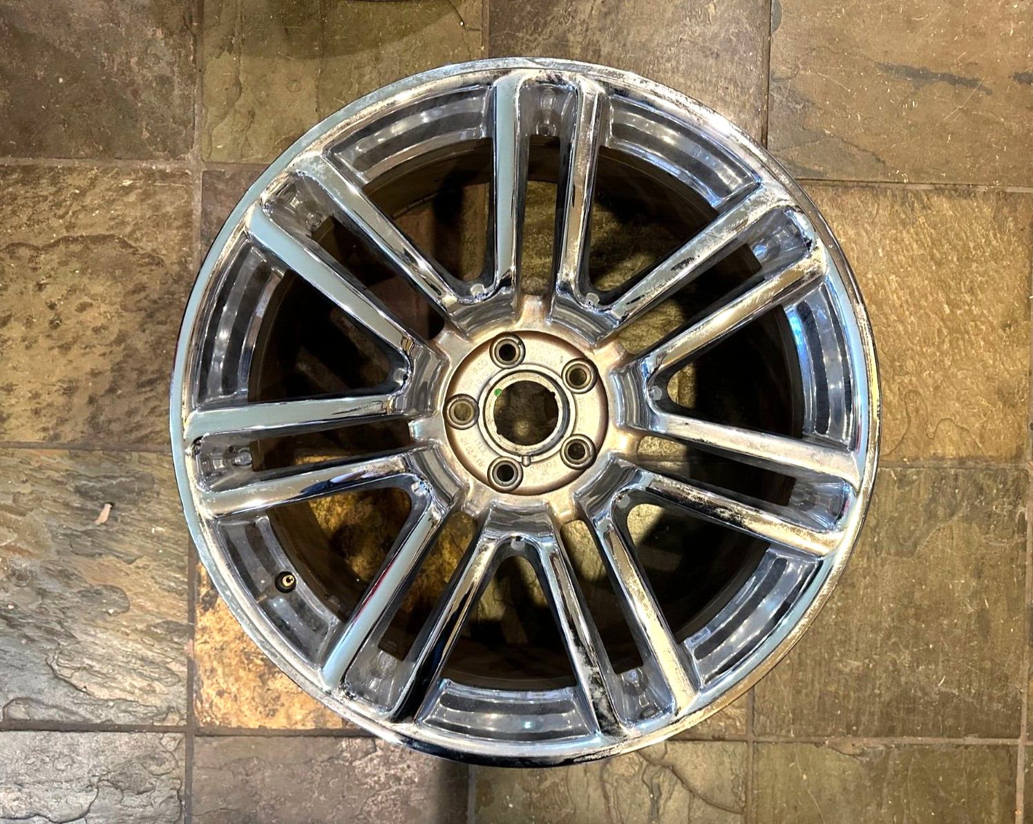 2006-2010 BENTLEY CONTINENTAL 20 INCH 20" WHEEL ALLOY CHROME RIM 3W0601025AH OEM