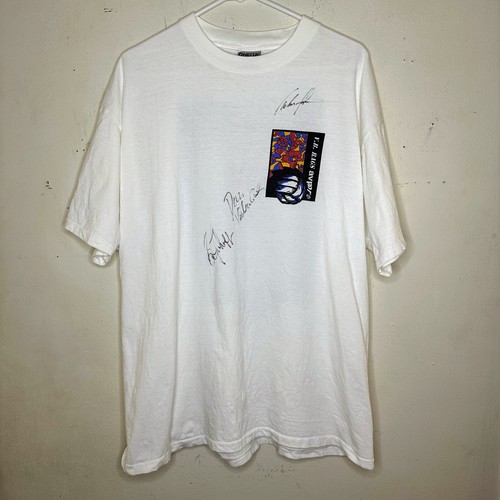 De colección Años 90 Karch Kiraly Autografiado V.B. Camiseta Rags AVP Pro talla XL - Imagen 2 de 9