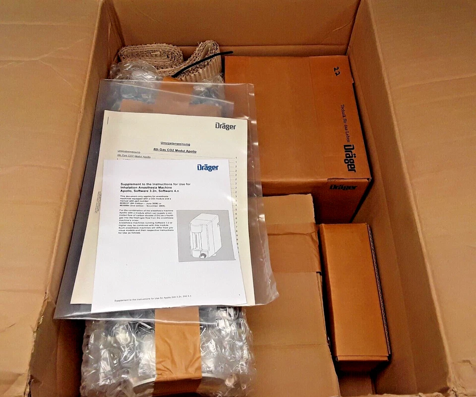 8607394 - ДРАГЕР - НАБОР 4-Й ГАЗОВЫЙ МОДУЛЬ CO2 APOLLO - N.O.B - Изображение 2 из 4