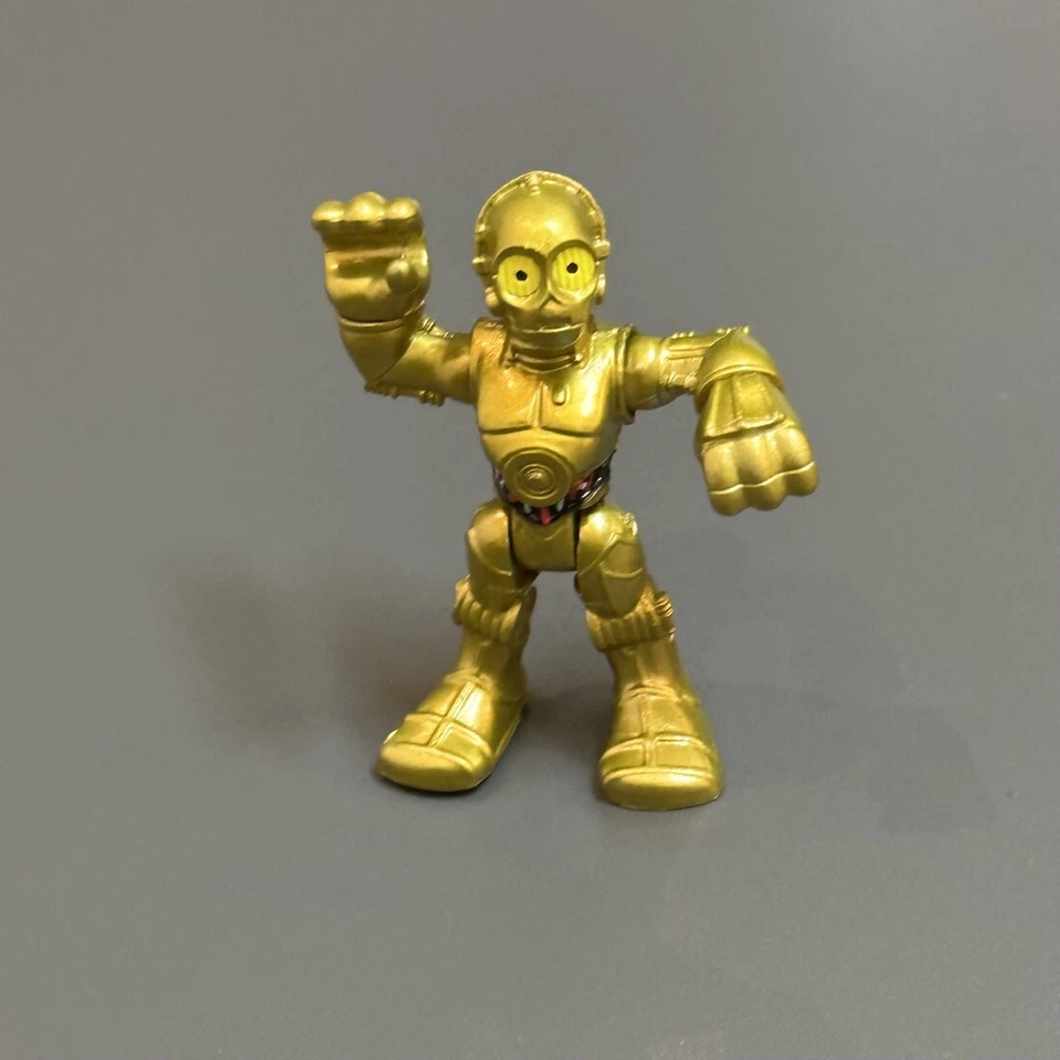 2PCS Playskool Star Wars Galactic Heroes Force Strike Kylo Ren & C3PO Figures  - Image 4 of 4