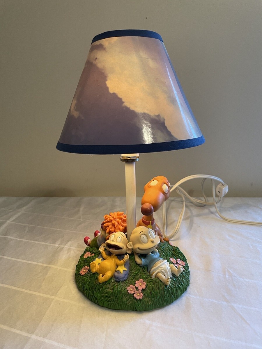 【12点セット】80s当時物パブミラー KIKKERLAND HIGHTIDE Rare 2000 RUGRATS 10th Anniv Light Lamp Resin Chuckie, Tommy, Dil