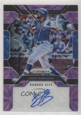 2017 Panini Chronicles Purple Scope Prizm 30/35 Jorge Bonifacio #AP-JB Auto qf6
