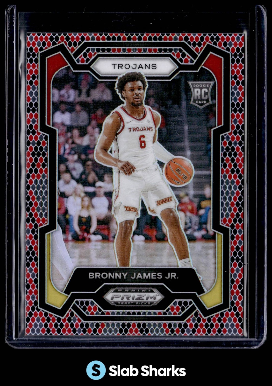 2024 PANINI PRIZM DRAFT PICKS COLLEGIATE #86 BRONNY JAMES JR. SNAKESKIN ROOKIE