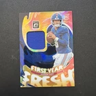2025 Panini Donruss Optic First Year Fresh Jaxson Dart Blue Hyper Prizm