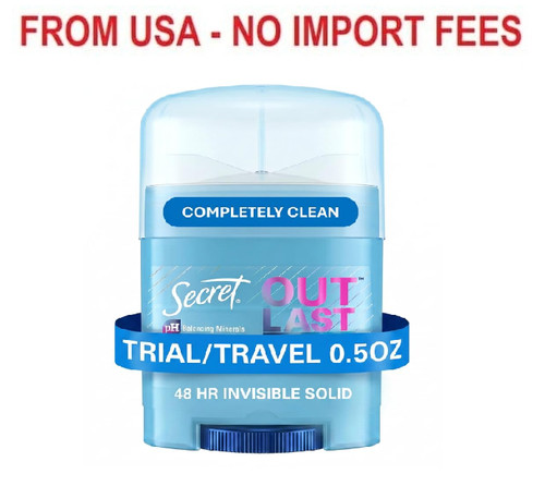 Secret Outlast Antiperspirant Deodorant for Women, 72hr Sweat & Odor Protection,