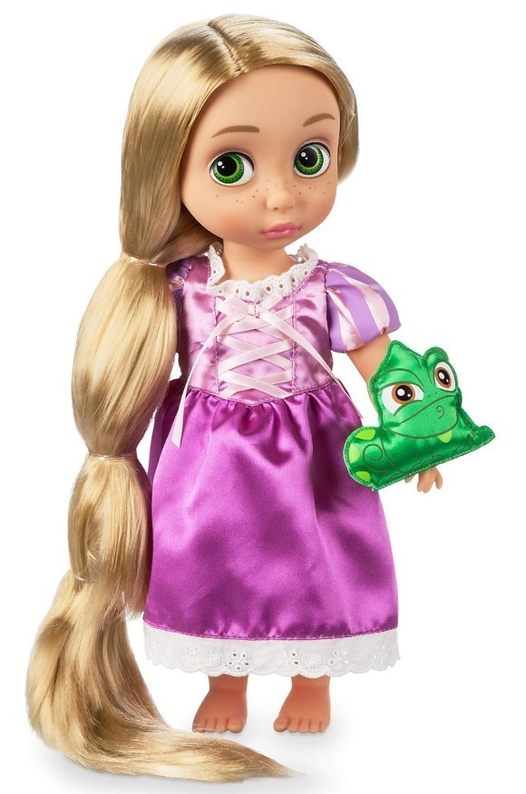 DISNEY Animators Collection RAPUNZEL 16" Doll w/Mini Gecko P
