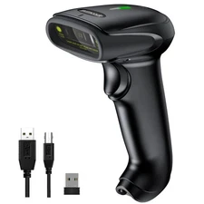 Bluetooth Barcode Scanner Handheld USB CCD Cordless Barcode Reader Scanner Co...