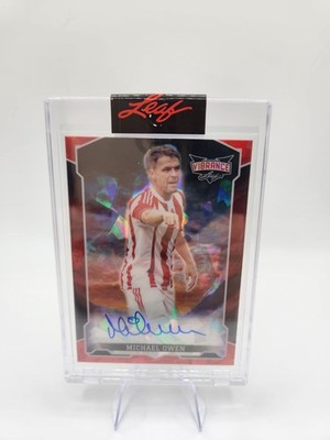 Michael Owen 2024 Leaf Vibrance Orange Auto Soccer 1/1