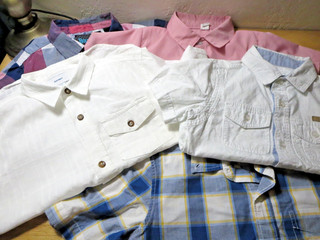 Summer Boy's Shirts Size 6 8 Lot Pockets/Button Down Gap Kids/Old Navy & More