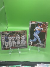 2026 topps series 1 texas rangers And Corey Seager Silver Foilboard 