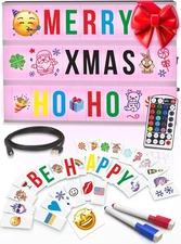 Cinema Light Box with Letters – Marquee Color Changing Standatd, Classic 