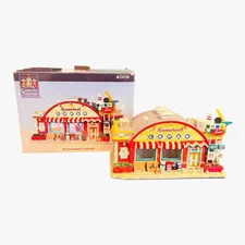 2009 Plymouth Corner Lemax Carole Towne Collection Lighted Springfield Lanes