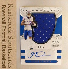 2020 Panini Chronicles #CSA-GD Gabriel Davis /99 Crown Royale Silhouette Auto