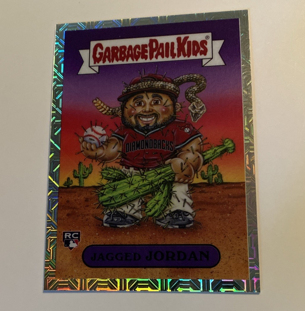 Jordan Lawlar Garbage Pail Kids 2024 Bowman Chrome- #BGP-1 RC Mojo Foil SSP