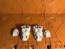 3rd Party Upgrade Set Hands and Feet (White) For Transformers Combiner Wars