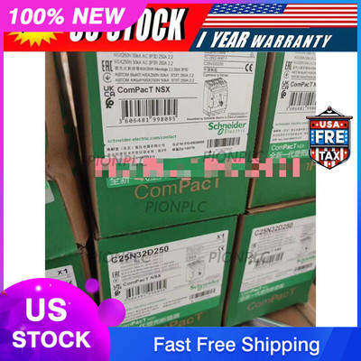 1PCS Brand New Schneider C25N32D250 NSX250N 50KA AC 3P3D 250A 2.2 Fast delivery