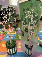 St Patrick's Day Tree 16" Tall With Ornaments