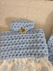 Disney Handmade Crocheted Top Kitchen Towels 14 "  Stitch & Angel Cotton New (2) — photo 5