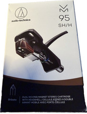 Audio-Technica AT-VM95SH/H Shibata Stereo Cartridge with Premounted Headshell