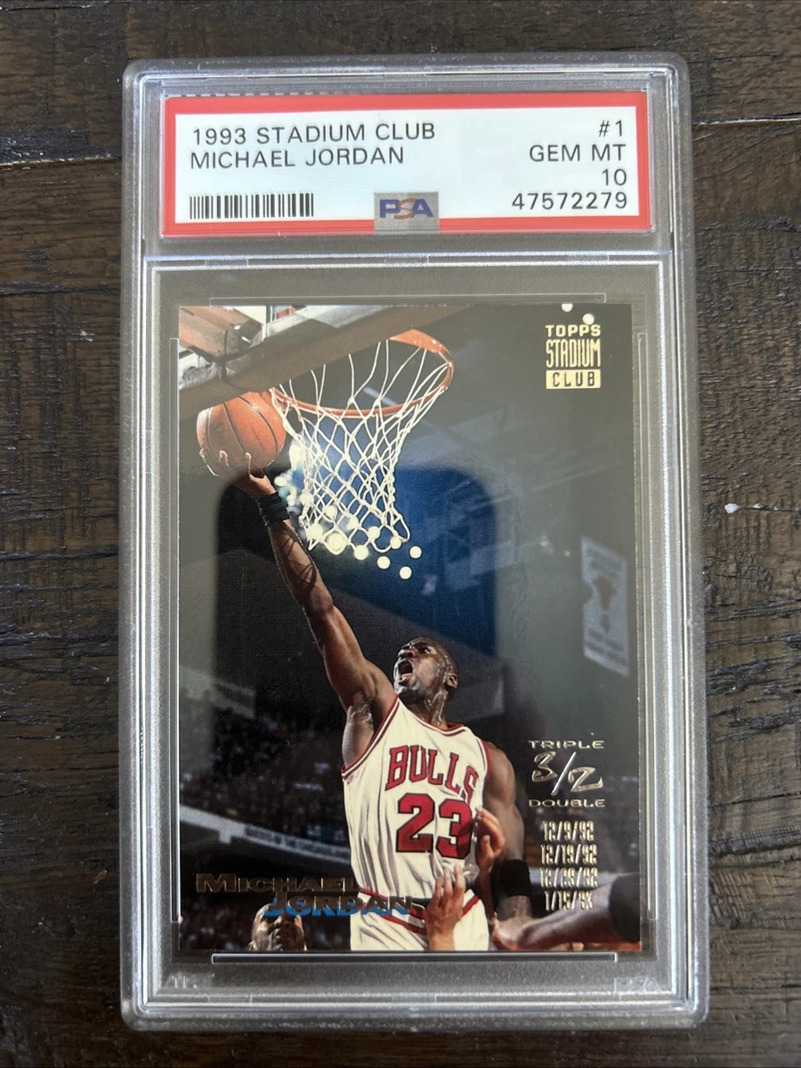 Topps Michael Jordan 10 Graded Basketball Sports Trading Cards