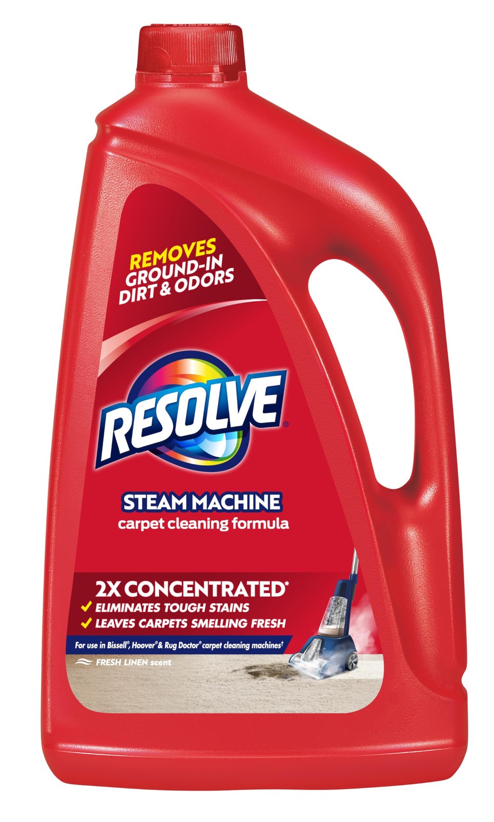 Steam Carpet Cleaner Solution 60 fl oz 2X Concentrate Safe for Bissell