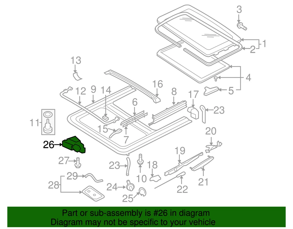 Motor original Volkswagen 1K0-959-591 Foto 2 de 3