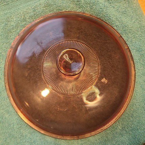 Vision Corning Ware LID Cranberry Pan Pot Pyrex Lid #30 REPLACEMENT 10.5" - Picture 4 of 4