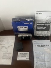 Olympus Stylus Tough 8010 14MP Shock Digital Cameras Box Inserts Powers On