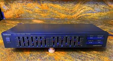   Vintage Technics SH-8038 7-Band Stereo Graphic Equalizer Black Made Japan