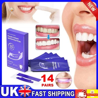 14 Pairs Hismile v34 Tooth Whitening Strips Kit Home Tooth Bleaching 2025