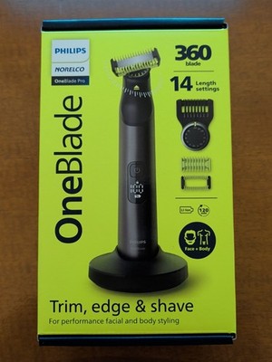 Philips Norelco - OneBlade Pro 360, Face & Body Electric Trimmer Brand New