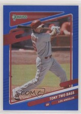 2021 Panini Donruss Variation Holo Blue Anthony Rendon (Tony Two Bags) #107 c4q