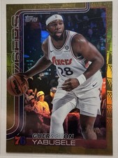 2025-26 Topps Guerschon Yabusele #26 Gold Foilboard Season Tip-Off /50