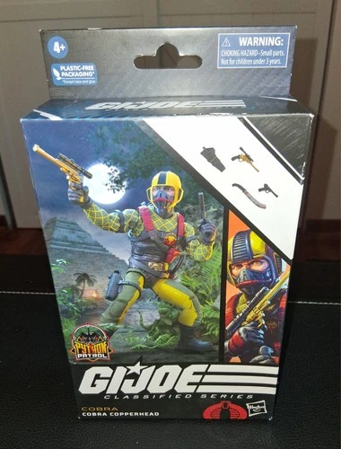 SEALED HASBRO GI JOE CLASSIFIED SERIES 96 COBRA COPPERHEAD 6" FIGURE NEW